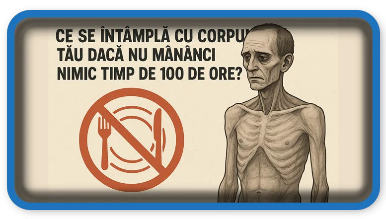 Ce se întâmplă dacă nu mănânci nimic timp de 100 de ore