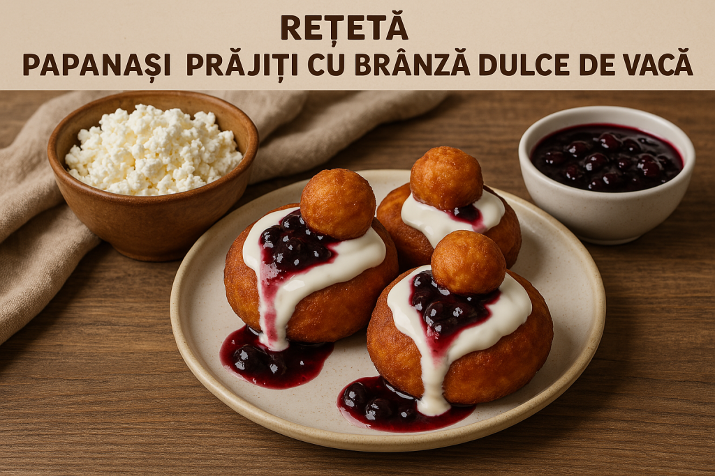 Rețetă Papanașii prăjiți cu Brânză Dulce