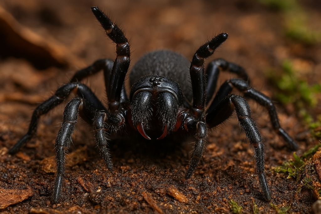 Păianjenul pâlnie din Sydney (Atrax robustus)