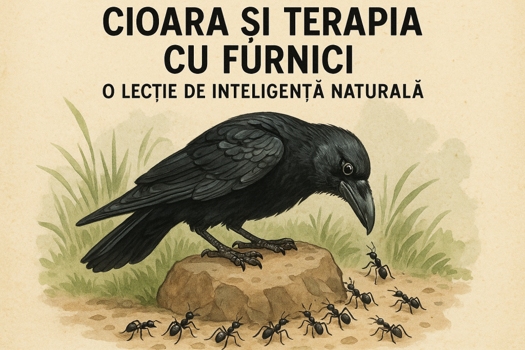 Cioara și terapia cu furnici
