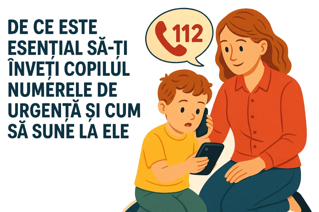 De ce este esențial să-ți înveți copilul numerele de urgență și cum să sune la ele