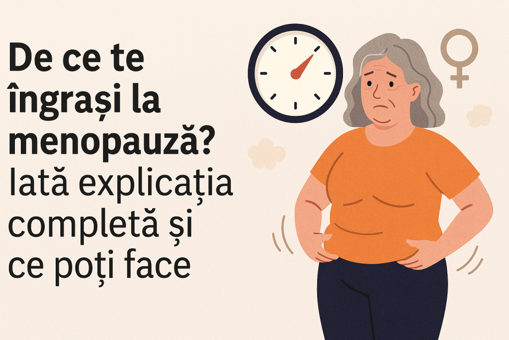 De ce te îngrași la menopauză