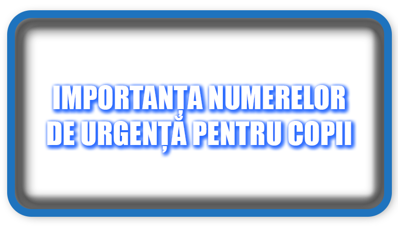 Importanța numerelor de urgență pentru copii