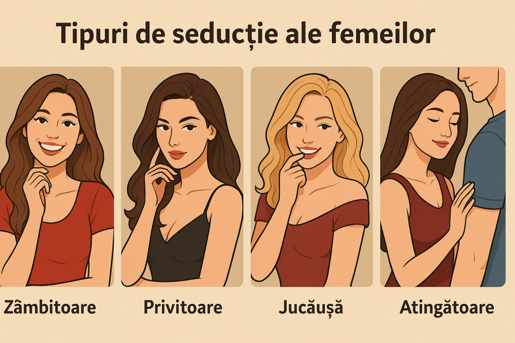 Privirea directă, un zâmbet sincer tipuri de seducție