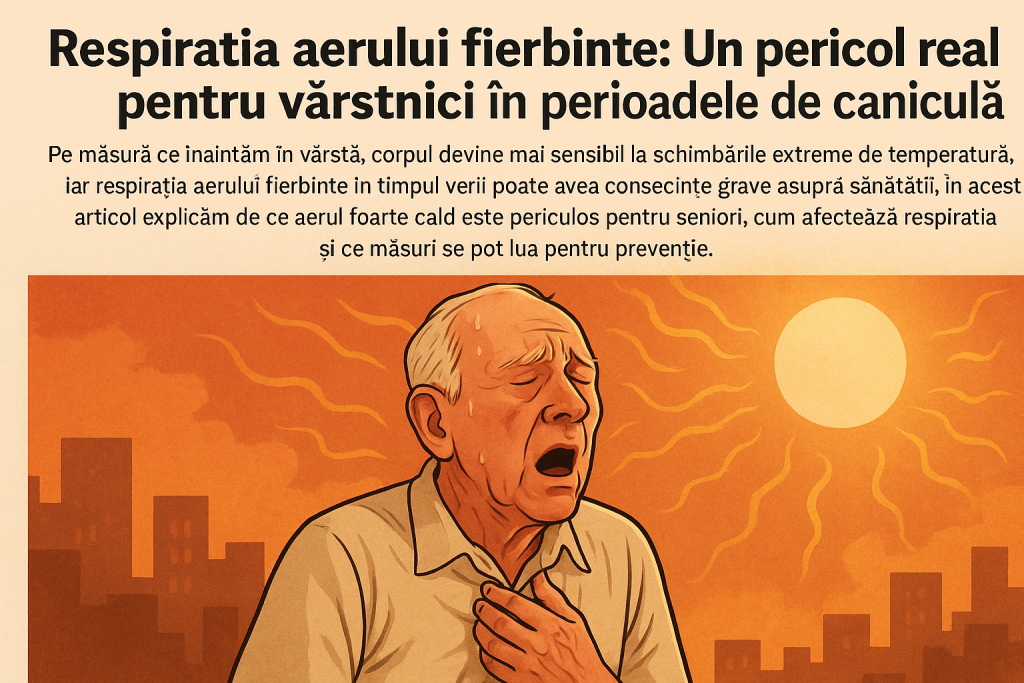 Respirația aerului fierbinte Un pericol real pentru vârstnici
