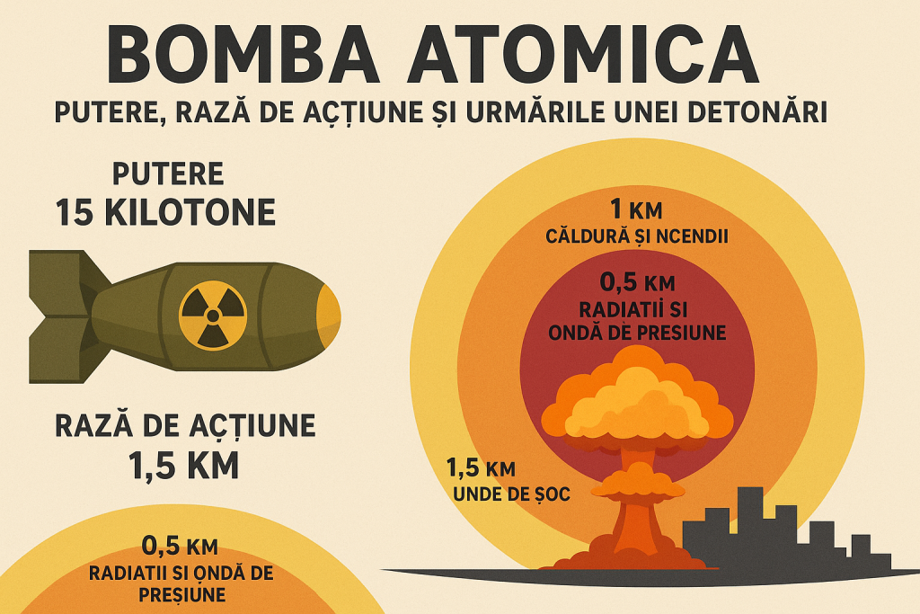 Bomba Atomică si consecințele unei detonări nucleare
