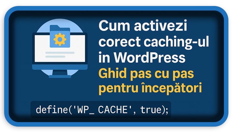 Cum activezi corect caching-ul în WordPress