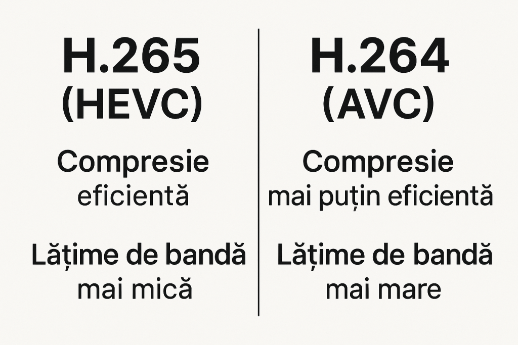 Diferența între H.265 (HEVC) și H.264 (AVC)