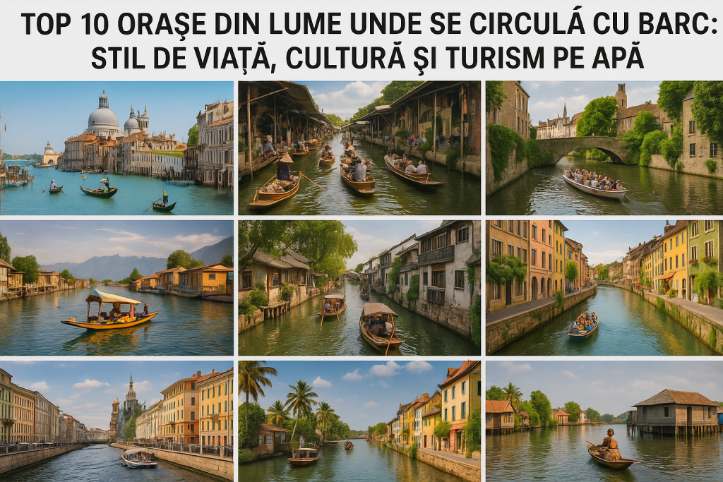 Orașe din Lume Unde Se Circulă cu Barca Stil de Viață,