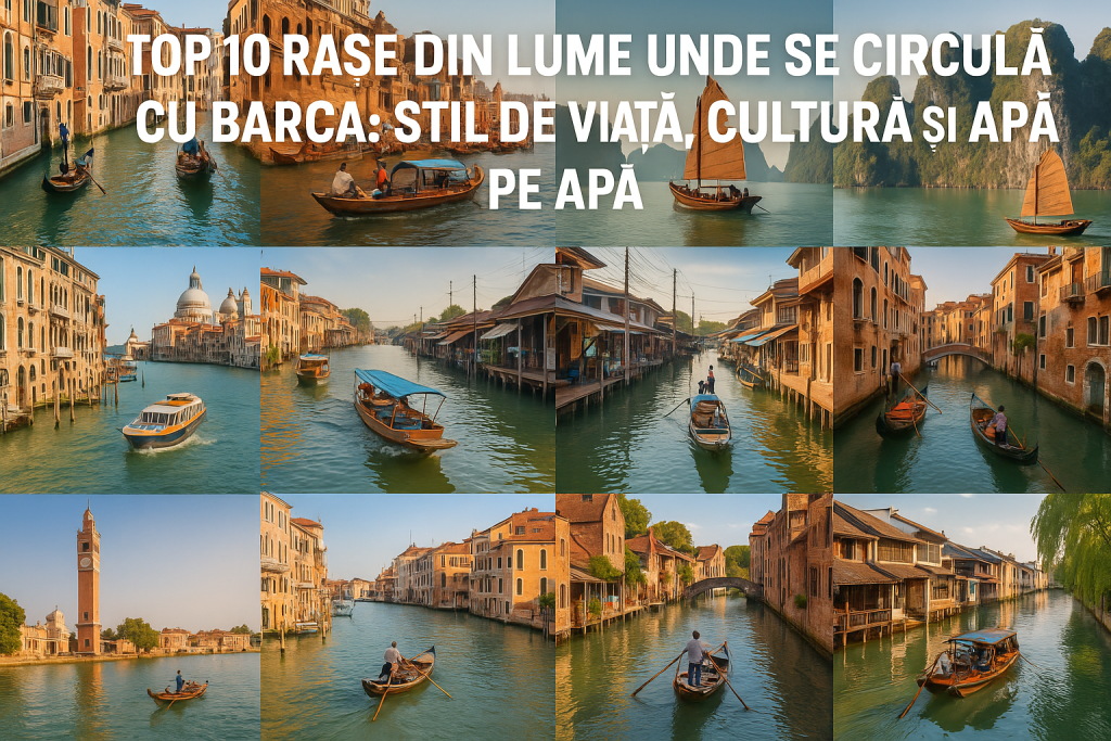 Orașe din Lume Unde Se Circulă cu Barca Stil de Viață, Cultură