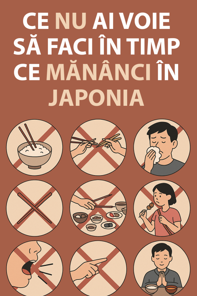 Ce NU ai voie să faci în timp ce mănânci în Japonia