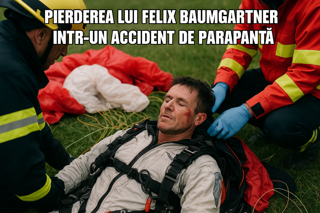Pierderea lui Felix Baumgartner într-un accident de parapantă