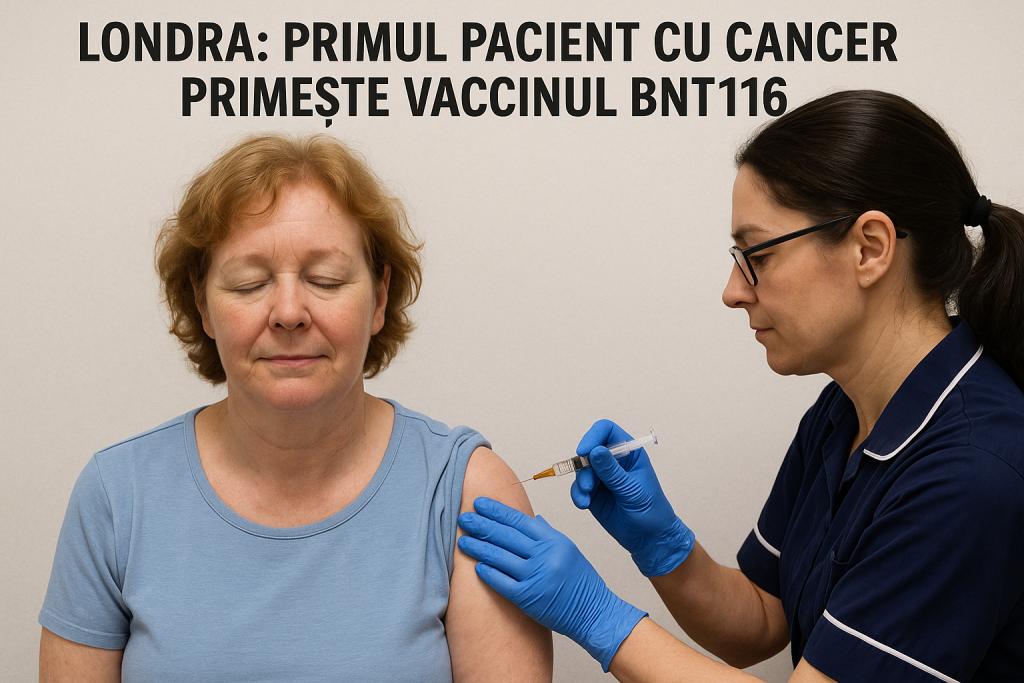 Londra Primul Pacient cu Cancer Primește Vaccinul BNT116