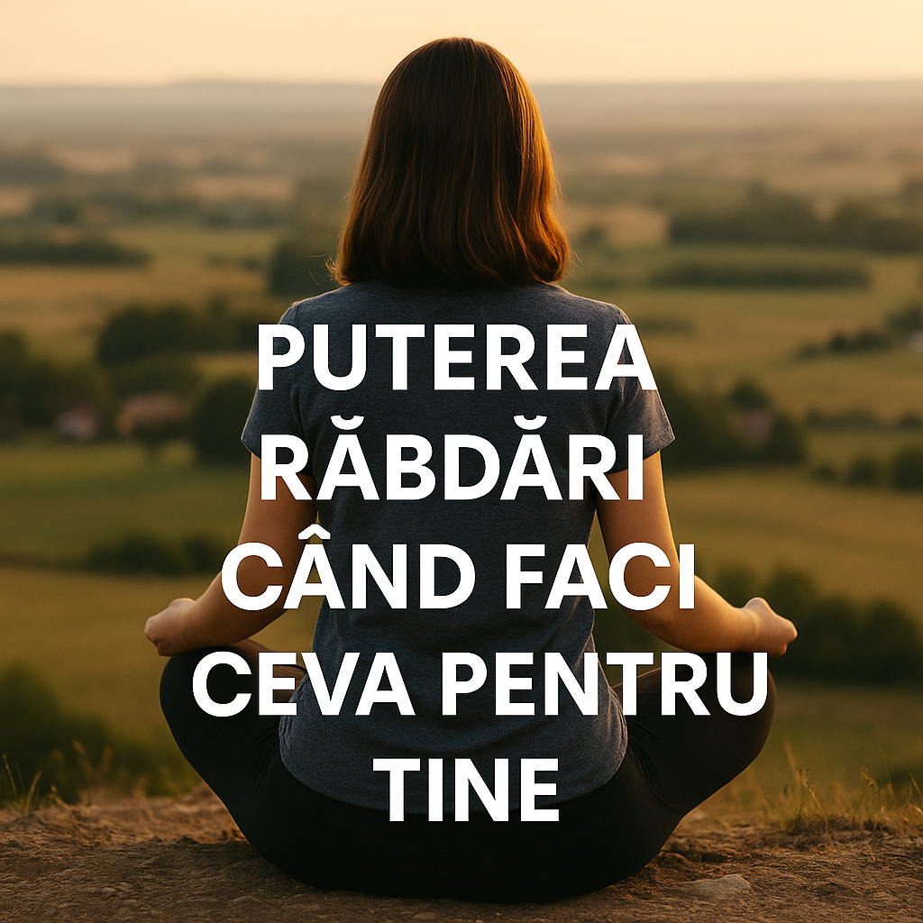 Răbdarea Cel Mai Important Lucru Când Vrei Să Faci Ceva