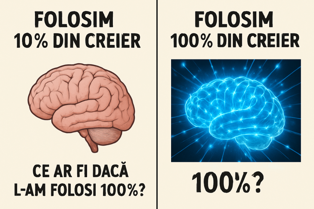 Cât la sută folosim din creier