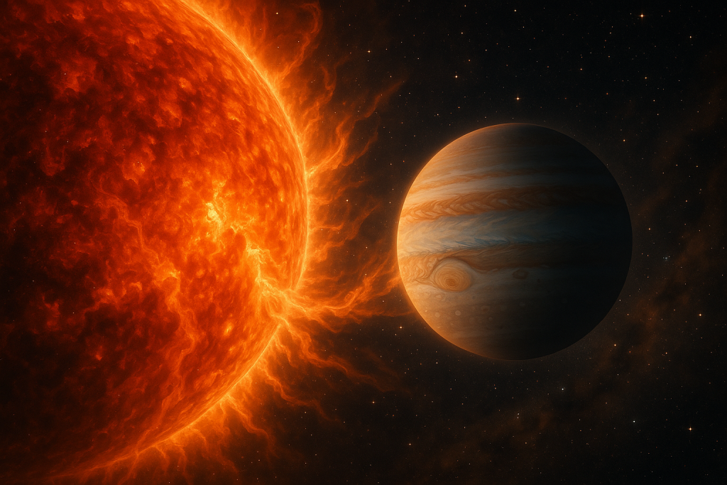 Ce se întâmplă cu planetele exterioare când Soarele se extinde