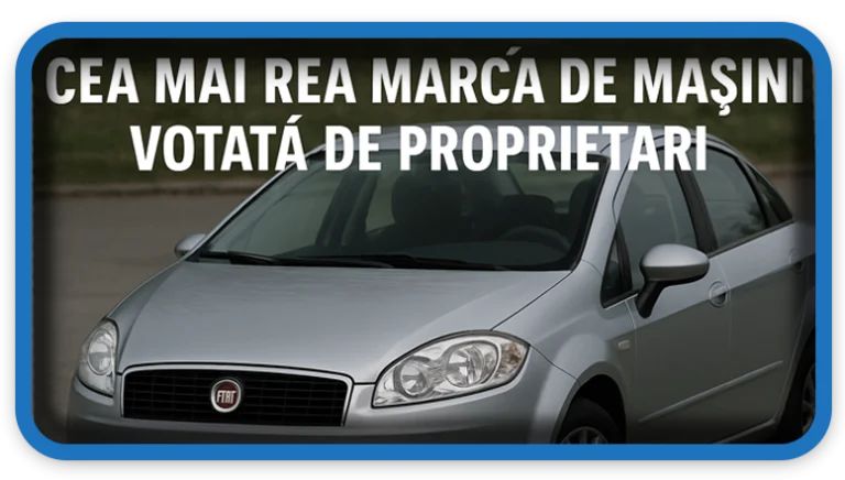 Cea mai rea marcă de mașini votată de proprietari