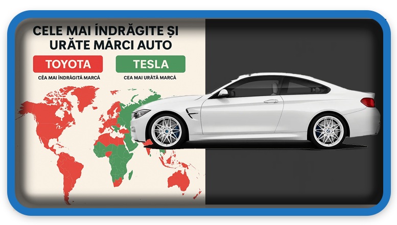 Cele mai iubite mărci auto la nivel global