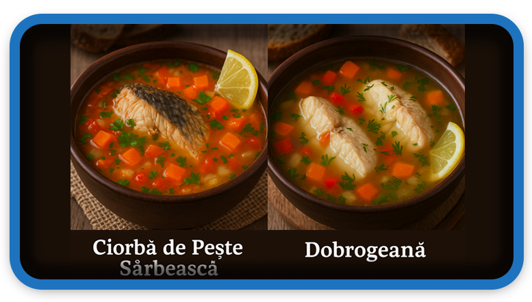 Ciorbă de Pește Sârbească vs Dobrogeană – două rețete autentice