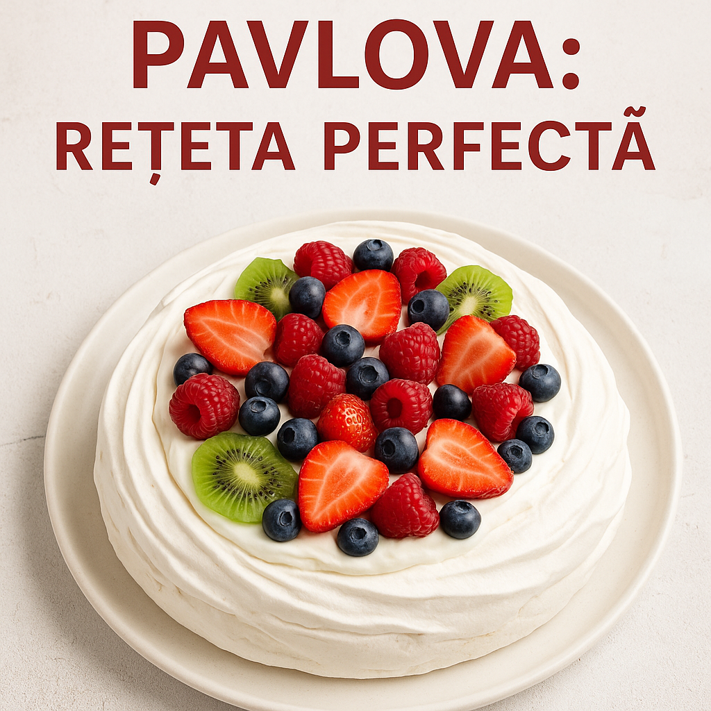 Pavlova Rețeta Perfectă (Pași + Sfaturi)