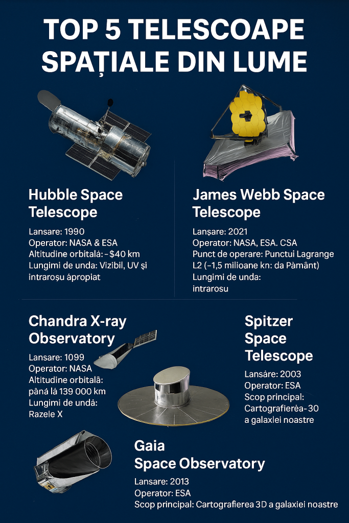 Top 5 Telescoape Spațiale din Lume