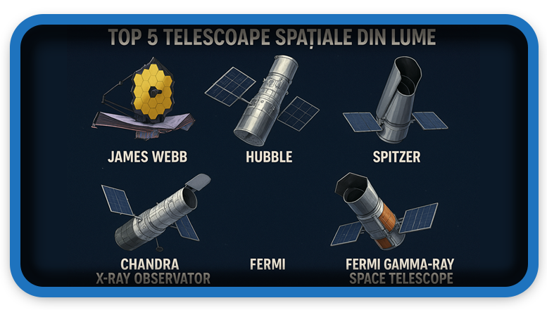 Top 5 Telescoape Spațiale din Lume